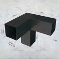 Коннектор 100x100 угловой